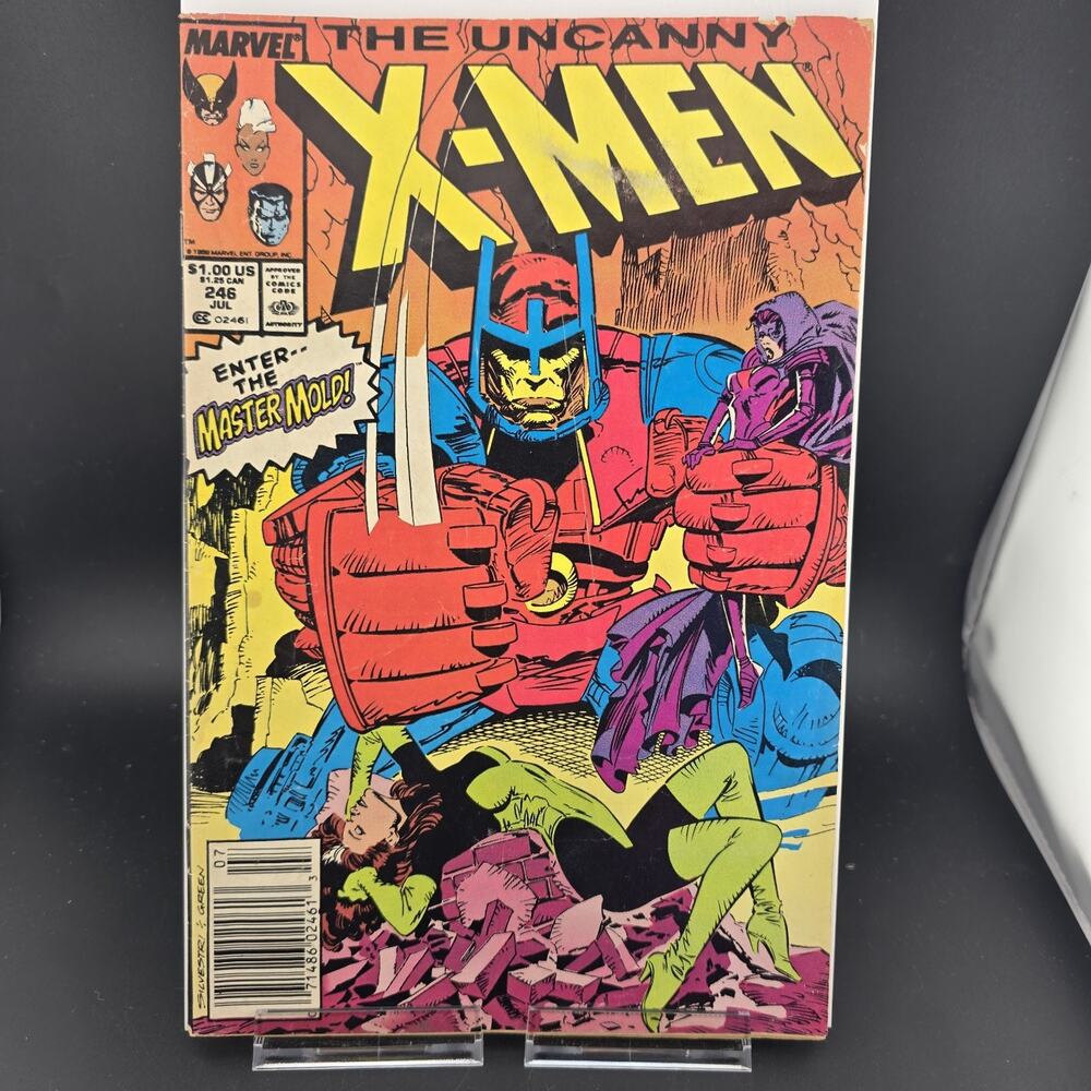 UNCANNY X-MEN #246 Newsstand Edition (1989 Marvel) FN 6.0 Master Mold Nimrod Key